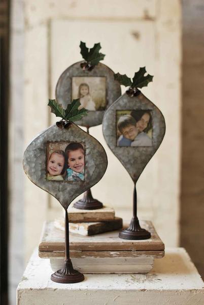 Holiday Ornament Frame with Stand