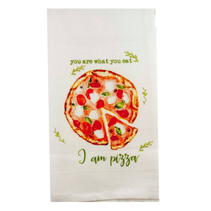 I Am Pizza Dishtowel