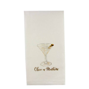 Olive A Martini Dishtowel