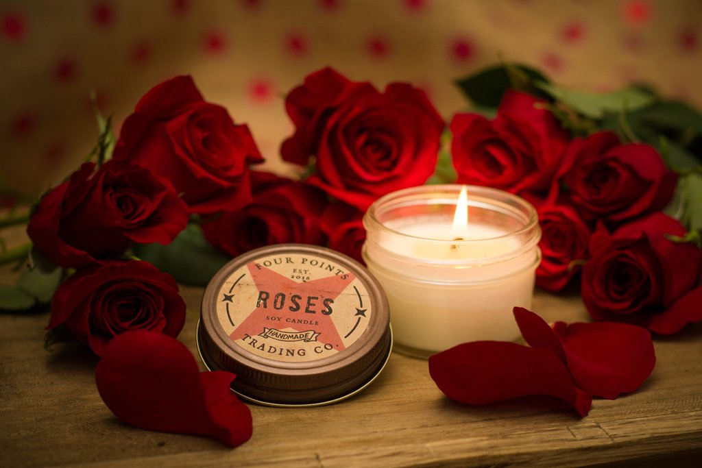 Rose 4 oz Soy Candle