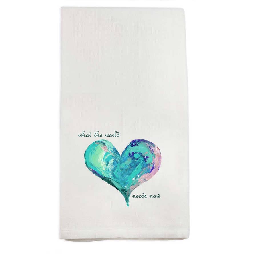 What the World Needs Now Dishtowel