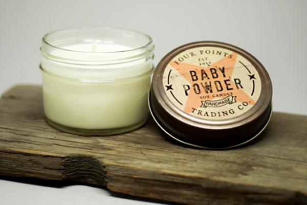 Baby Powder 4 oz Soy Candle