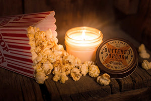 Buttered Popcorn 4 oz Soy Candle - Best Seller!