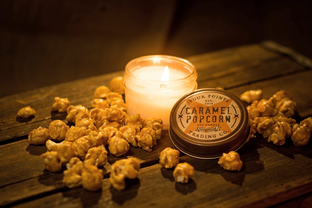 Caramel Popcorn 4 oz Soy Candle