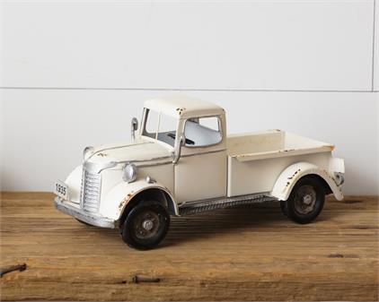 White Vintage Style Truck